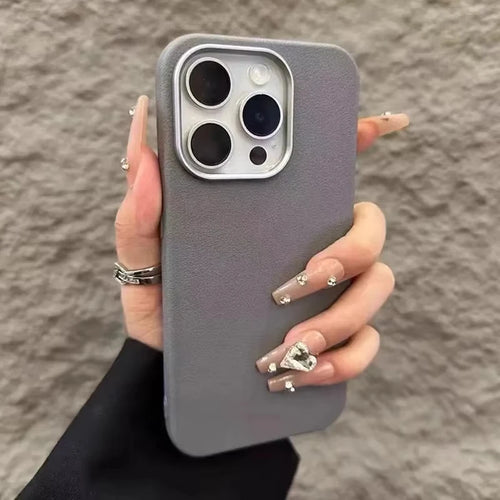 Magnetic Leather Phone Case – Shockproof