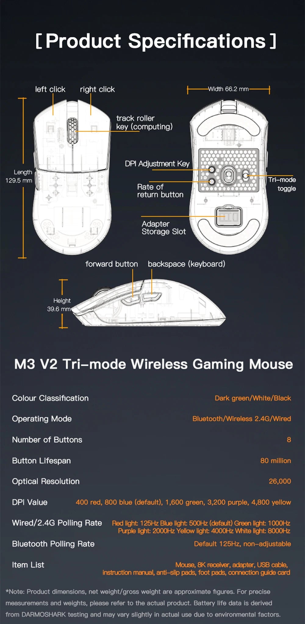 Wireless Gaming Mouse
